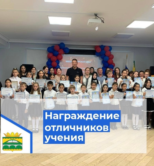 Награждение отличников учения 2024-2025 учебного года.